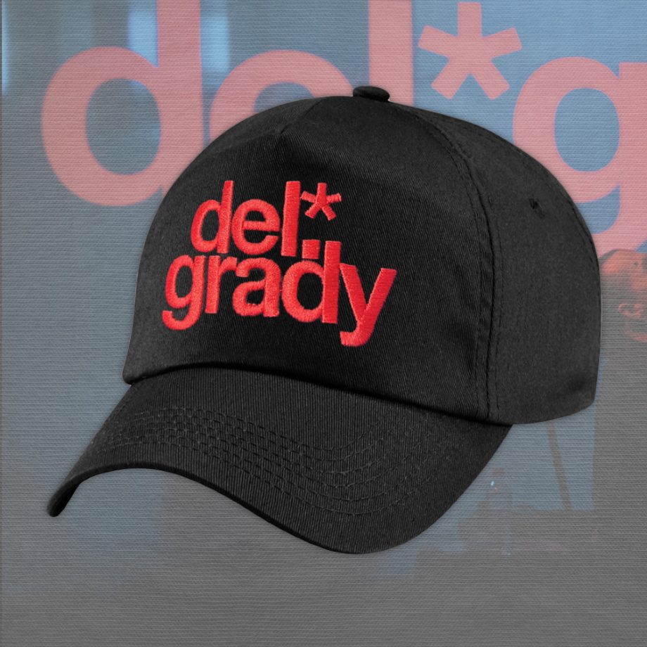 del.grady “logo” hat - black