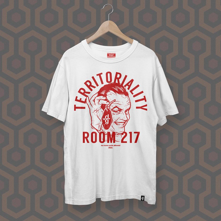 del.grady “room 217” oversize t-shirt