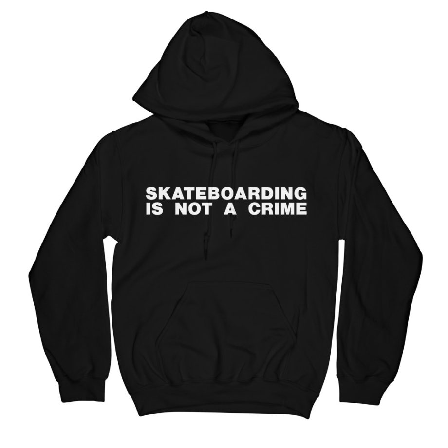 Skateboarding is Not a Crime hoodie